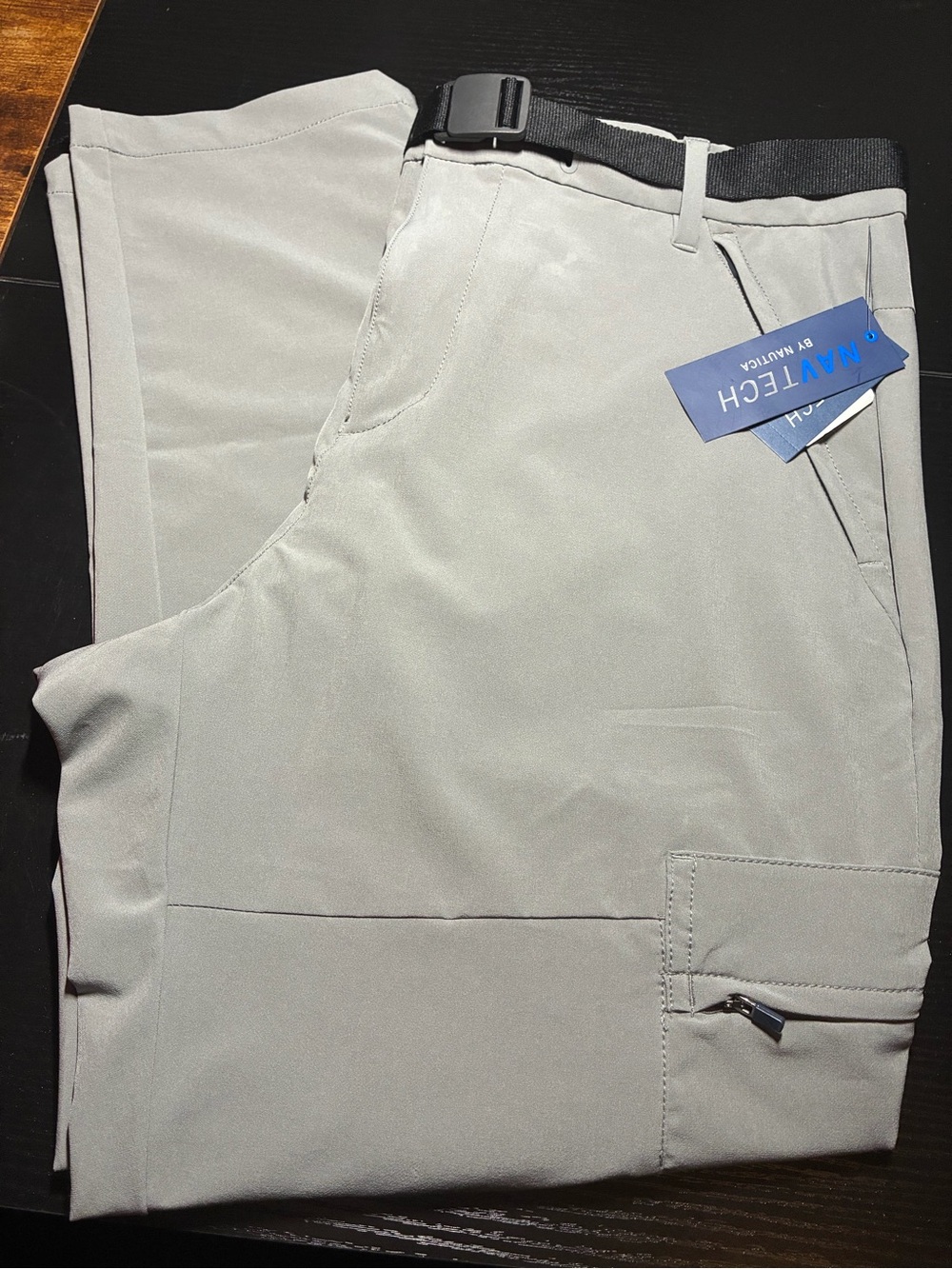 Nautica Men’s Light Gray Performance Pants 38x30